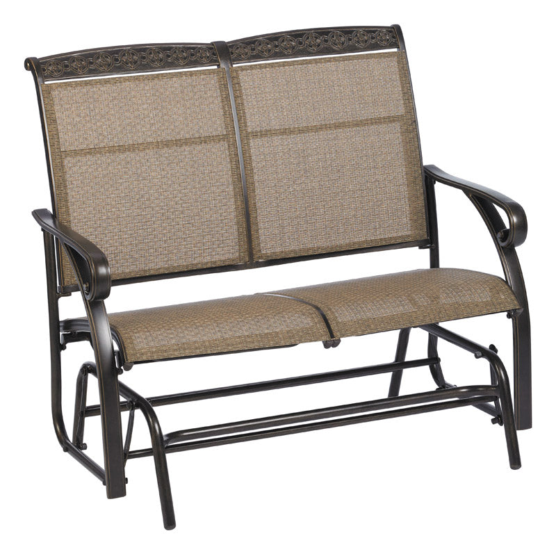 ACE TRADING - MAÎTRE DU PATIO, Living Accents Carlisle Aluminium 2 person Glider 40 in. 44 po 28 po 225 lb 1 pièce