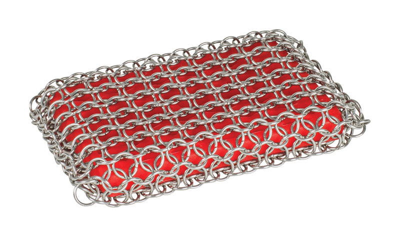 LODGE MFG CO, Lodge Chainmail Heavy Duty Scrubbing Pad For Cast Iron 8.71 in. L 1 pk