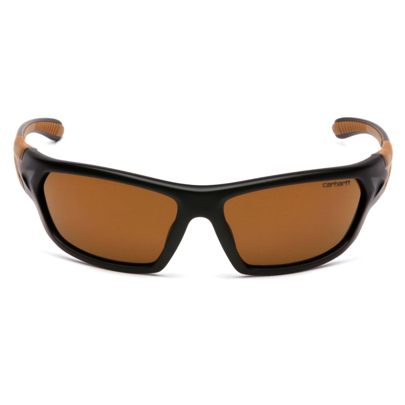 PYRAMEX SAFETY PRODUCTS LLC, Lunettes de sécurité Carhartt Carbondale à monture intégrale Oculaire bronze Monture noire/blanche 1 pc