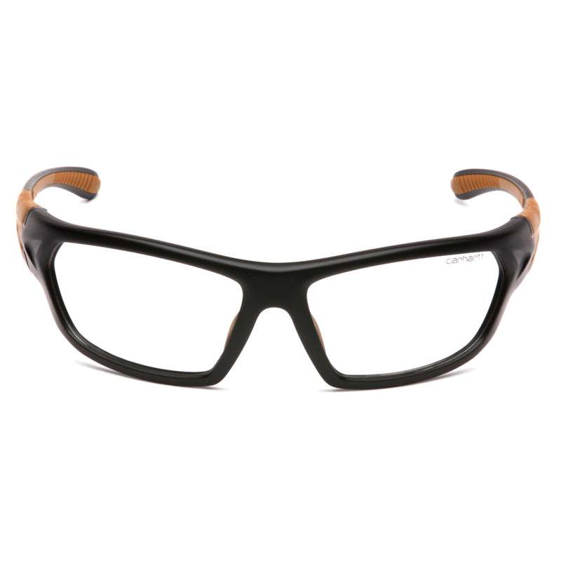 PYRAMEX SAFETY PRODUCTS LLC, Lunettes de sécurité Carhartt Carbondale à monture intégrale Oculaire clair Monture noire/blanche 1 pc