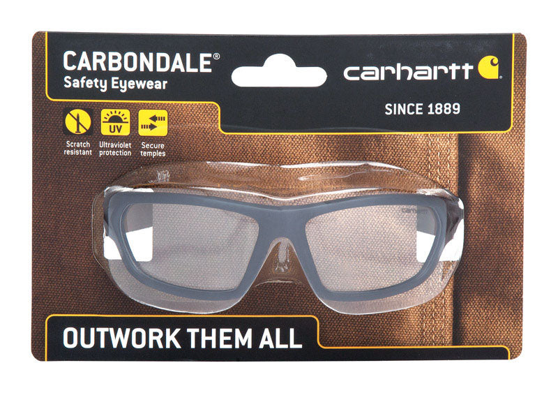 PYRAMEX SAFETY PRODUCTS LLC, Lunettes de sécurité Carhartt Carbondale anti-buée Oculaire clair Monture noire 1 pc