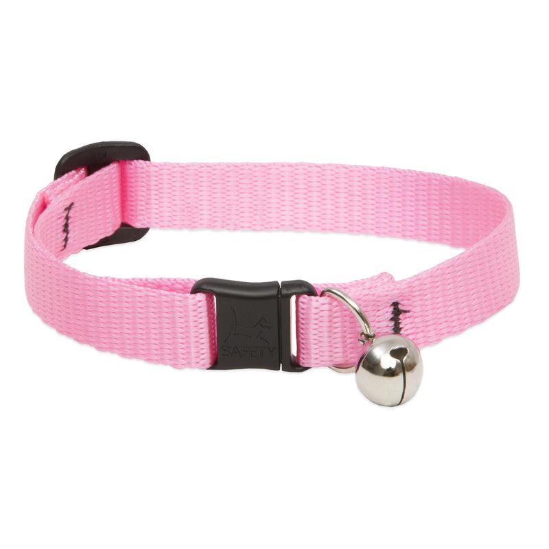 LUPINE INC, LupinePet Basic Solids Collier pour chat en nylon rose