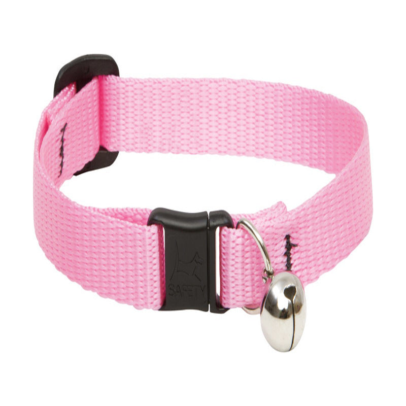 LUPINE INC, LupinePet Basic Solids Collier pour chat en nylon rose