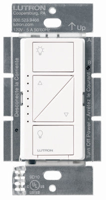 LUTRON ELECTRONICS CO, Lutron Caseta White 150 W Smart Dimmer Switch 1 pk