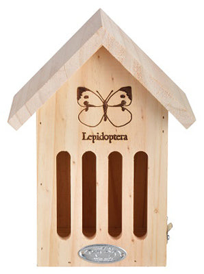 Esschert Design Usa Llc, Maison de papillon, bois, 6.7-in. x 4.8-In. x 9-In.