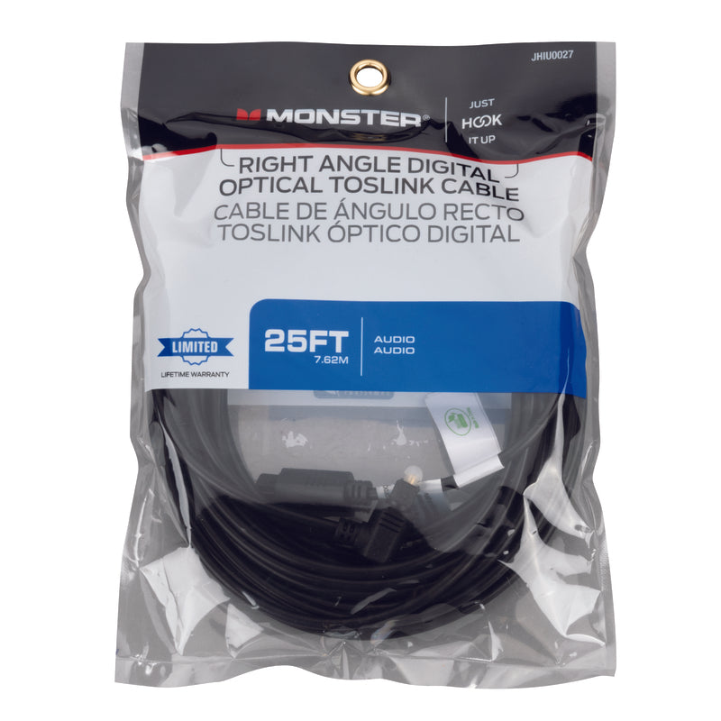 VANCO INTERNATIONAL LLC, Monster Just Hook It Up 25 ft. L Digital Optical Toslink Cable Digital Optical