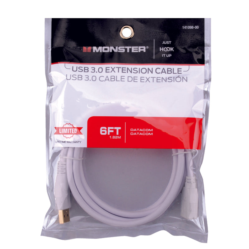 VANCO INTERNATIONAL LLC, Monster Just Hook It Up 6 ft. L Rallonge de câble USB