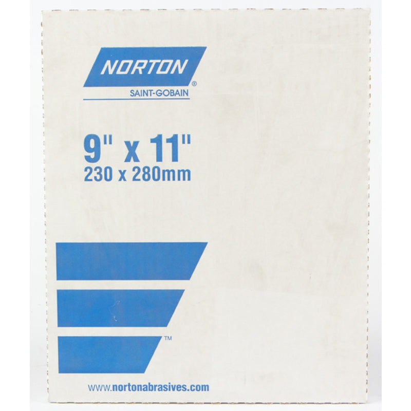 SAINT-GOBAIN ABRASIVES INC, Norton 11 in. L X 9 in. W 100 Grit Aluminum Oxide Sandpaper 1 pk