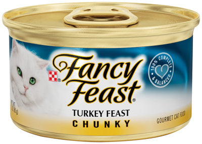 American Distribution & Mfg Co, Nourriture pour chat, Chunky Turkey, boîte de 3 oz