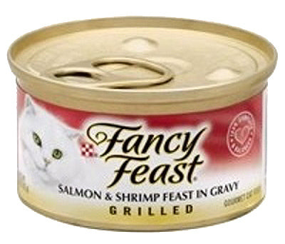 Distribution américaine et Mfg Co, Nourriture pour chat, saumon et crevettes grillés, boîte de 3 oz