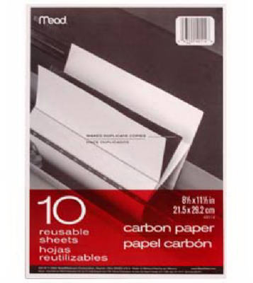 Acco/Mead, Papier carbone, 8.5 x 11-In., 10-Ct.