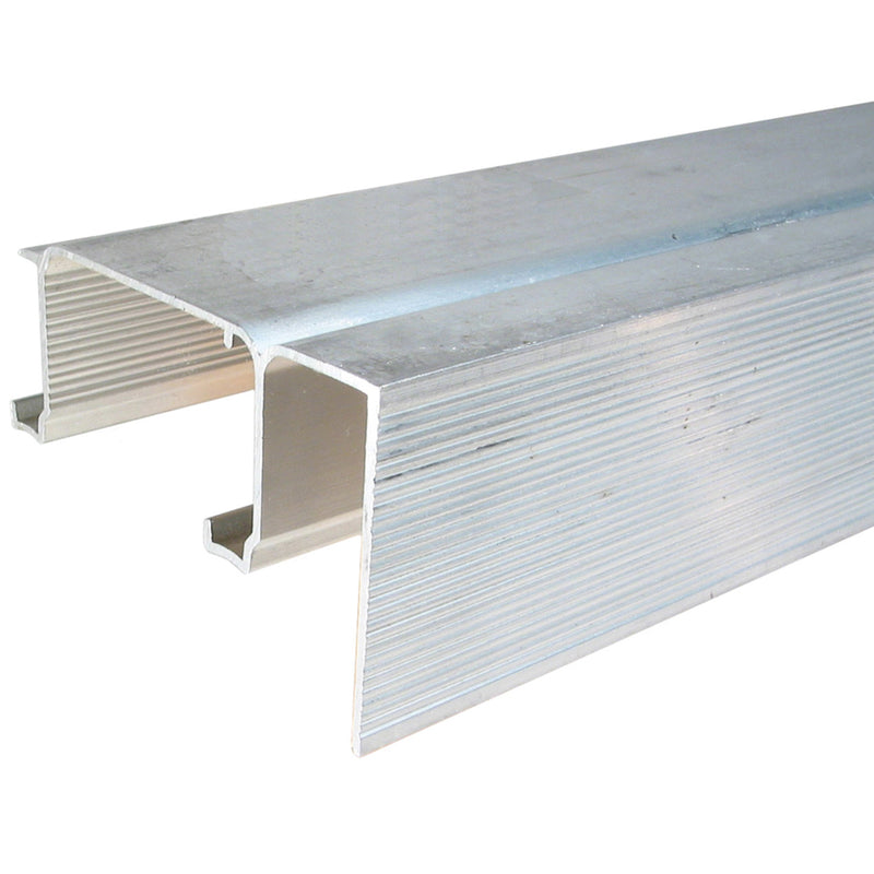 L E JOHNSON PRODUCTS INC, Quincaillerie Johnson - Rail de contournement en aluminium argenté 1 pk