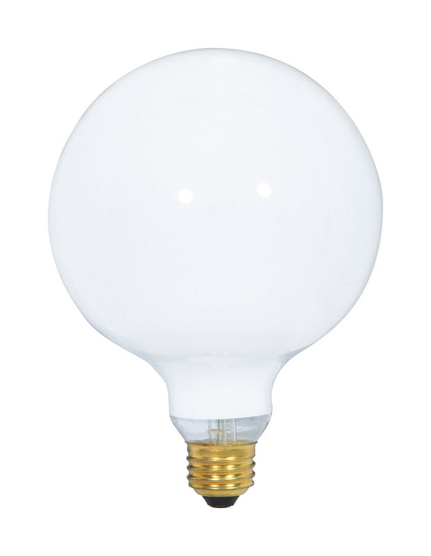 SATCO PRODUCTS INC, Satco 100 W G40 Globe Ampoule Incandescente E26 (Medium) Soft White (Pack de 6)