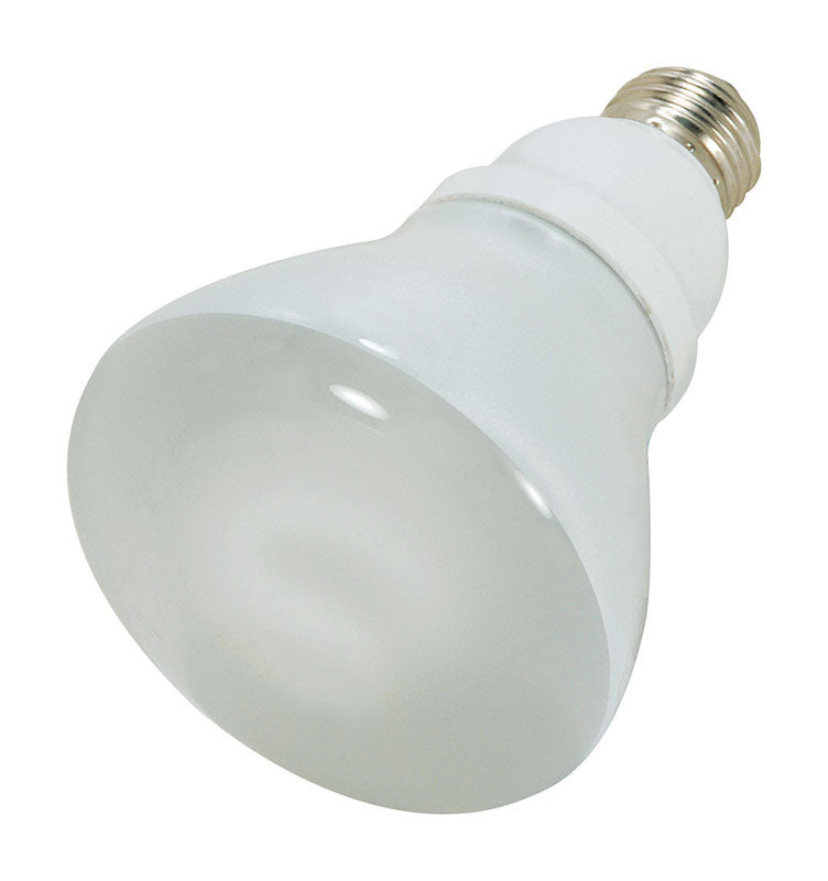 SATCO PRODUCTS INC, Satco 15 watts R30 3.75 in. Dia. x 5.38 in. L CFL Bulb Warm White Floodlight 2700 K 1 pk (Pack of 6)