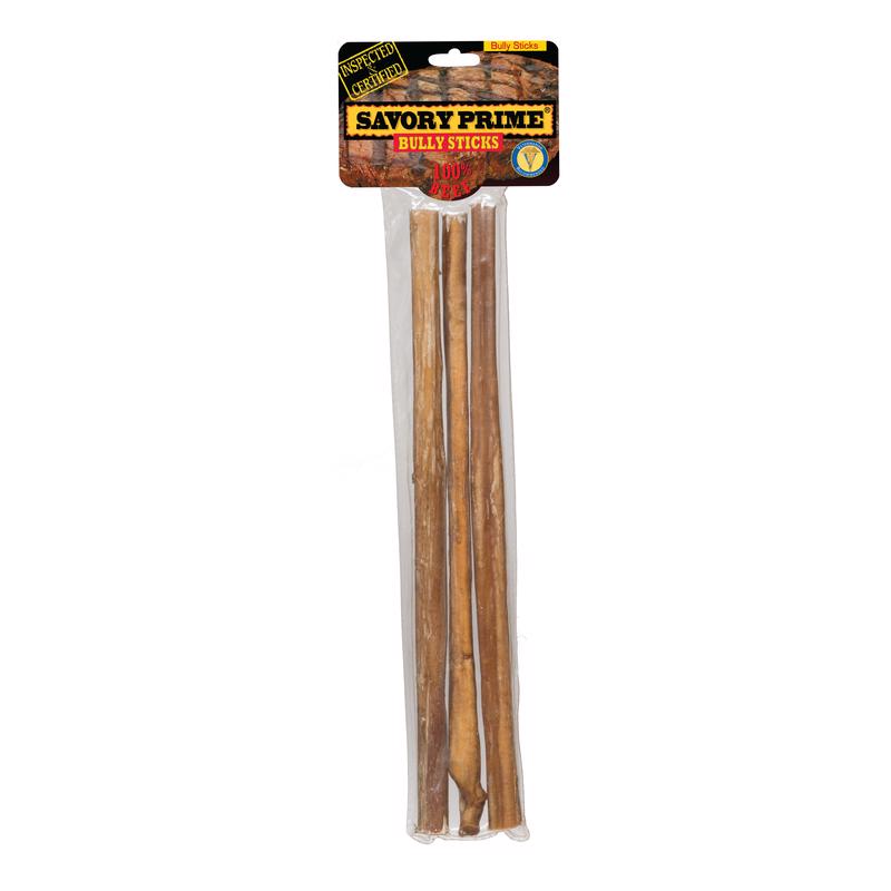 S & M PROFESSIONALS INC, Savory Prime Beef Grain Free Bully Stick pour chiens 12 in. 3 pk