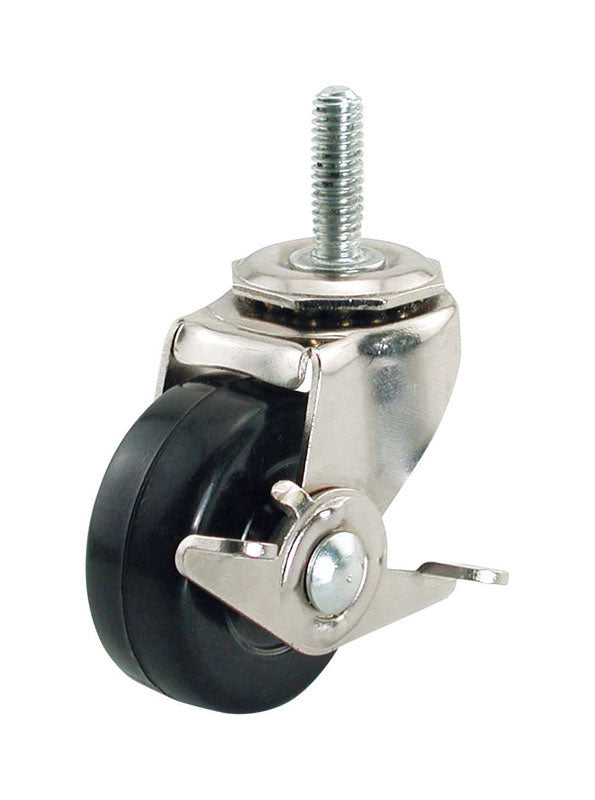 SHEPHERD HARDWARE PROD., Shepherd Hardware 3 in. D Swivel Soft Rubber Caster 150 lb 1 pk