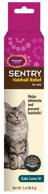 Sergeants Pet Care Prod, Soulagement des boules de poils du chat, saveur de poisson, 2 oz.