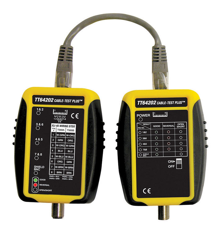 ECM INDUSTRIES, Sperry Cat 6 Ethernet Test Plus Network Cable Tester