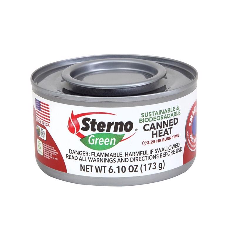 STERNO GROUP LLC, Sterno Canned Chafing Fuel Ethanol Gel 6.1 oz 6 pk