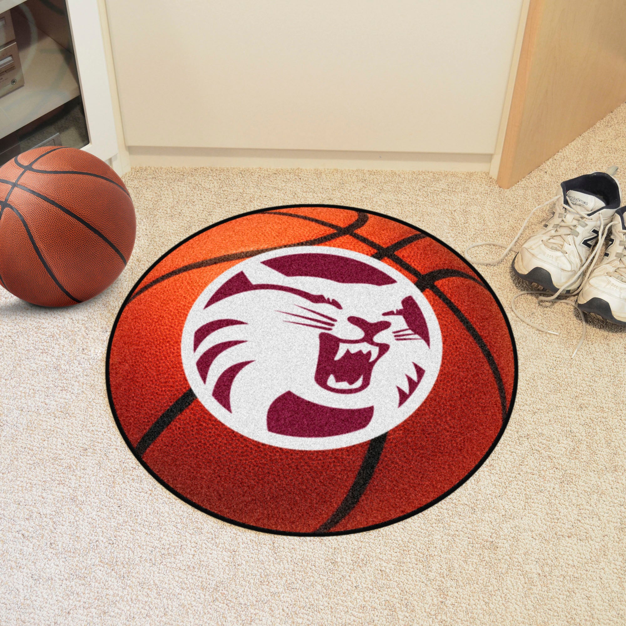 FANMATS, Tapis de basket-ball Cal State - Chico - 27in. Diamètre