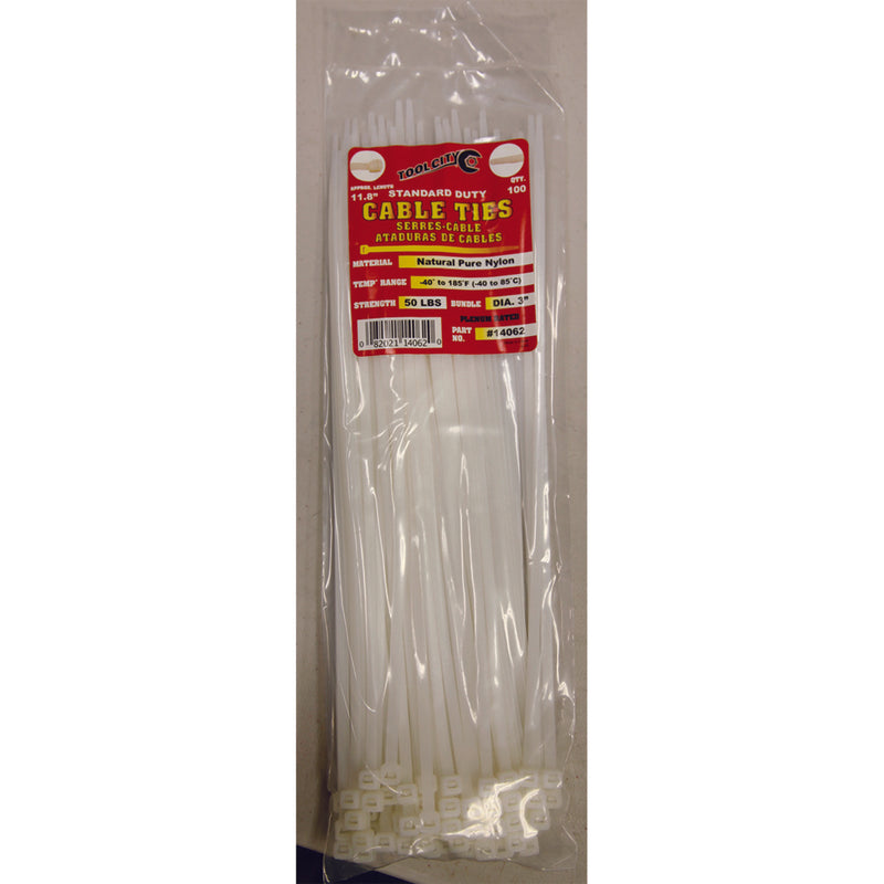 La ville des outils, Tool City 11.8 in. L Blanc 100 pk