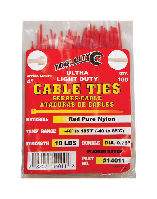 SERVICE TOOL CO LLC, Tool City 4 in. L Rouge 100 pk