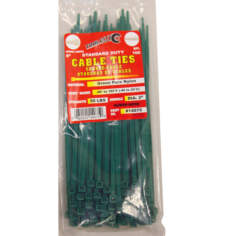 La ville des outils, Tool City 8 in. L vert 100 pk