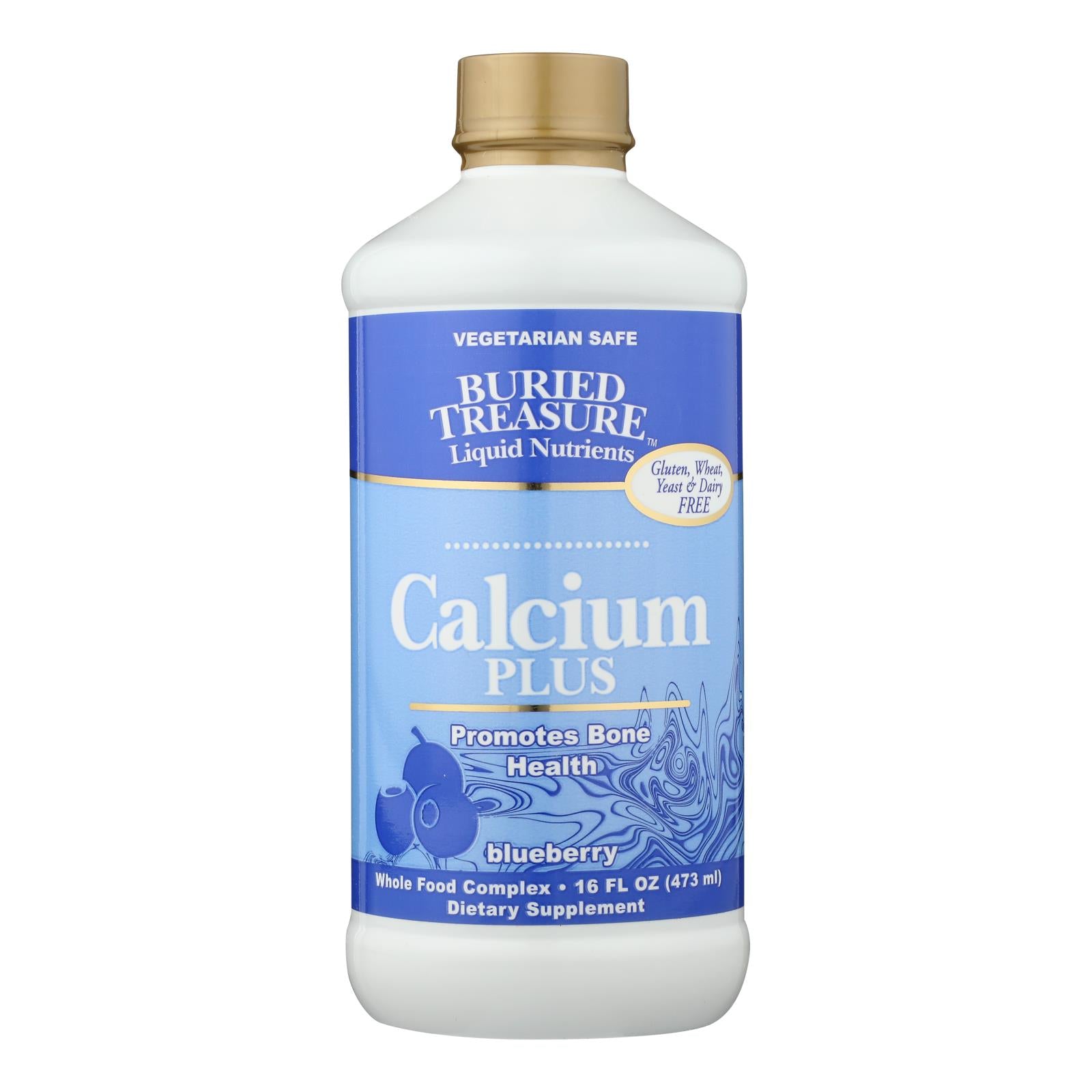 Trésor enfoui, Trésor Enfoui - Calcium Plus Myrtille - 16 fl oz