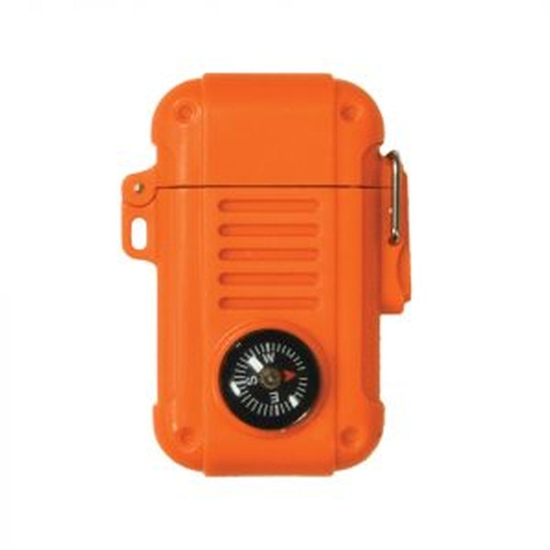 AMERICAN OUTDOOR BRANDS SALES COMPA, UST Brands Wayfinder Orange Briquet à butane résistant au vent 2.38 L in. avec boussole