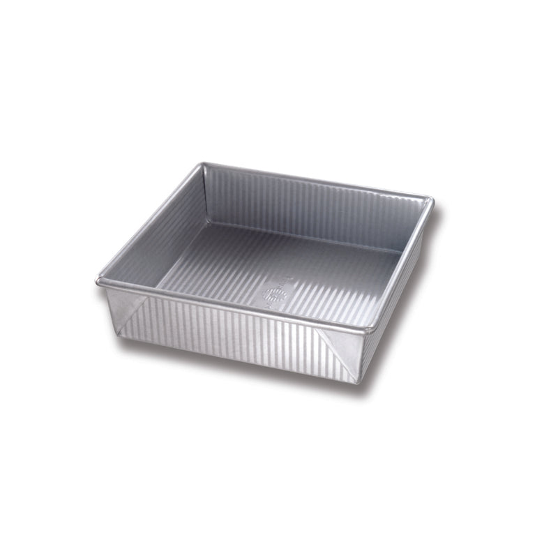 PREMIER PAN COMPANY INC, Usa Pan 9.5 In. W X 9-1/2 In. L Cake Pan Silver 1 Pk