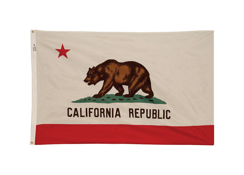 VALLEY FORGE FLAG COMPANY INC, Valley Forge Drapeau de l'État de Californie 36 po H X 60 po. W