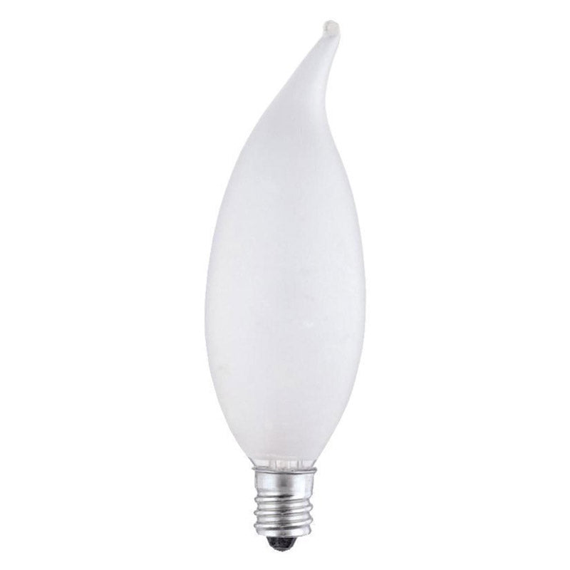 ACE TRADING - AMPOULES WESTINGHOUSE 3, Westinghouse 40 W CA9 1/2 Ampoule Décorative Incandescente E12 (Candélabre) Blanc Chaud 2 pk